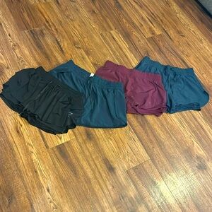 Women’s active shorts lot